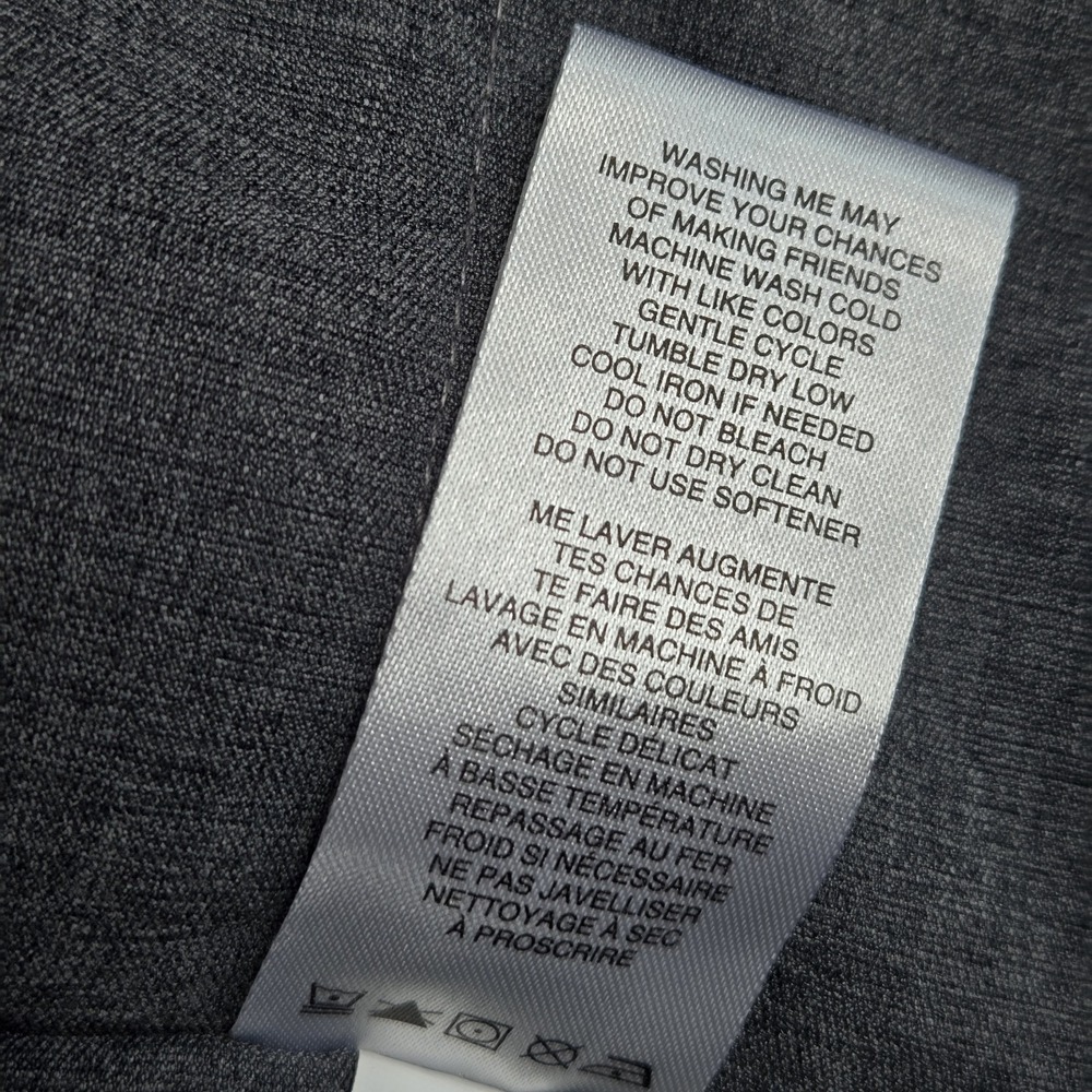 Travis Mathew Mens L Full Zip Gray Black Golf Vest Outerwear Stretch Travel - Picture 11 of 12